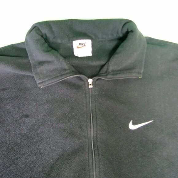 Vintage 90s Nike 1/2 Zip Pullover Fleece Jacket - Picture 1 of 6
